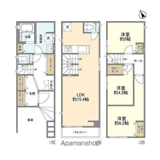 埼玉県さいたま市中央区鈴谷4丁目【一戸建】の間取り