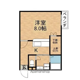 プリウス【2階】の間取り