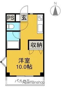 ジョイフル大川筋【301号室】の間取り