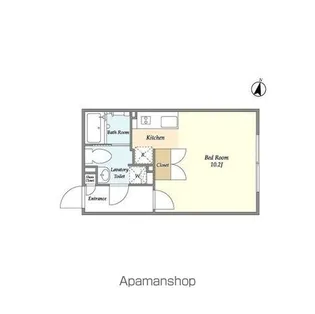 東京都中野区中央1丁目【マンション】の間取り