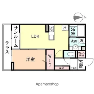 ミライエ・ルッソ【1階】の間取り
