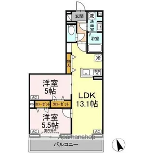 セレスティア池袋立教通り【3階】の間取り