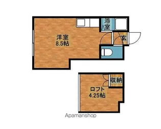 シャトル142【205号室】の間取り