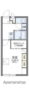 レオパレス瑞穂【110号室】の間取り