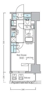 アーバネックス旗の台【8階】の間取り