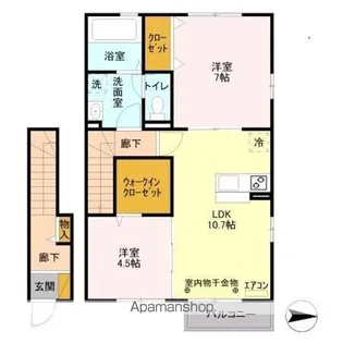 スマイルハイツ【2階】の間取り