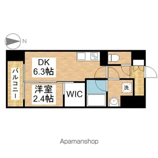 パートナーズ今池(旧デュオフラッツ今池リレア)【7階】の間取り