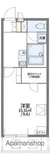 レオパレス蔵【208号室】の間取り