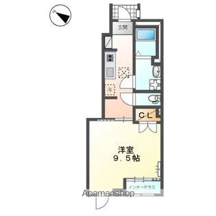 アヴニール【1階】の間取り