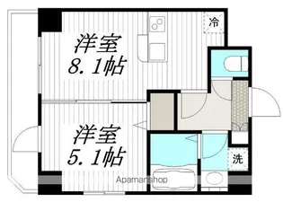 リヴシティ横濱蒔田壱番館【6階】の間取り