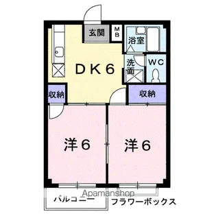 レジデンス斉藤【1階】の間取り
