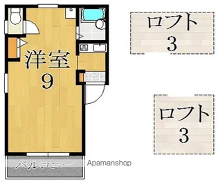 アッシュビーアコダ【1階】の間取り