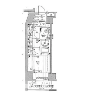 プレミアムキューブG渋谷神南【7階】の間取り
