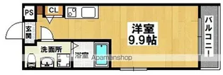 マーヴェリック堺東【2階】の間取り