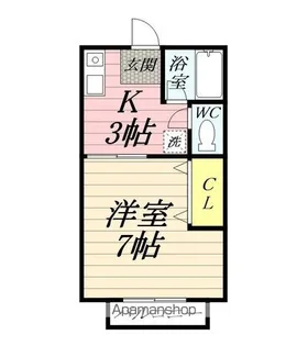 ザイライハウス【1階】の間取り