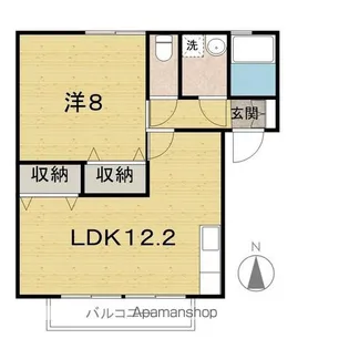 セジュール七番館【203号室】の間取り