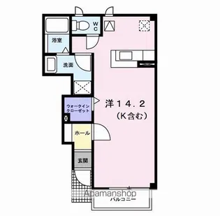 キャプリコートA【1階】の間取り