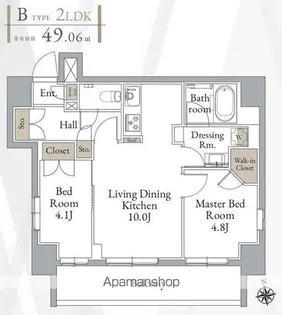 LIVECASA高円寺【2階】の間取り