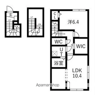 KD小白川【3階】の間取り
