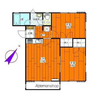 ベルハイム【C202号室】の間取り