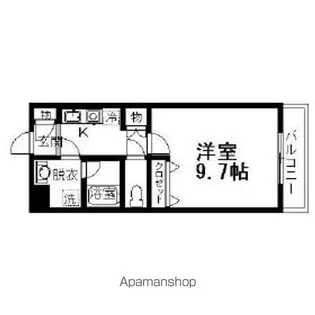 ボナール浜松【201号室】の間取り