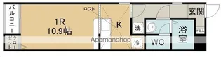 ミスターK6【103号室】の間取り