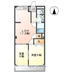 ニューレジデンスジュン【4階】の間取り