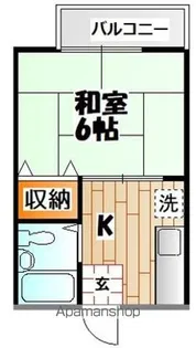 ニューファイブA【1階】の間取り