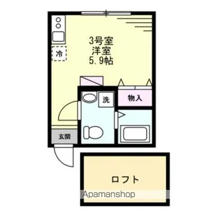 グランドテラス南太田【2階】の間取り