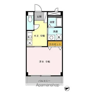 ヴィルドミール【2階】の間取り