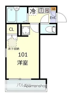 GLANZ町屋アネックス【1階】の間取り