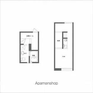 ラトリエ千代田町【G号室】の間取り