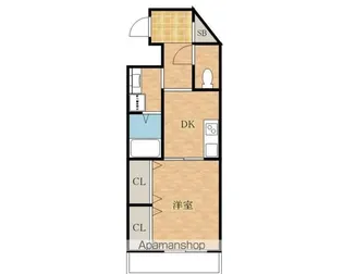 ブエナビスタ貝塚【105号室】の間取り