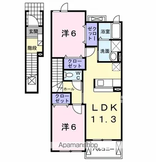 フル・マーク【2階】の間取り