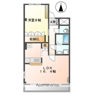 パピヨン【3階】の間取り