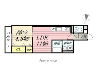 マスターグレイス【1階】の間取り