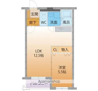 HEARTFUL Y.N.S【3階】の間取り