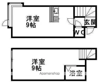 AMS文京台南町Ⅱ【106号室】の間取り