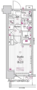 グランド・ガーラ横浜【9F-17号室】の間取り