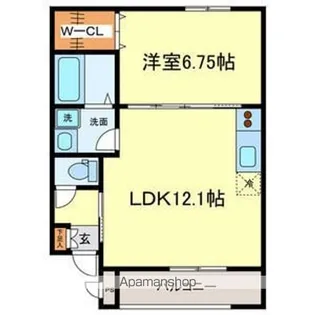 ルシクラージュ【3階】の間取り