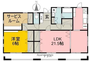 愛媛県松山市来住町【一戸建】の間取り