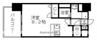 ライジングコート名古屋駅前東【2階】の間取り