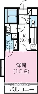 ルーチェ【202号室】の間取り