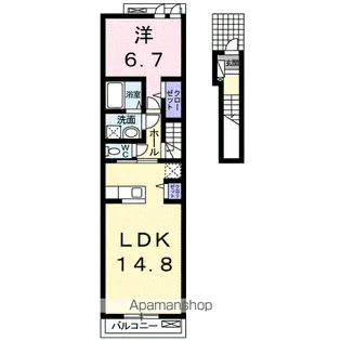 ブリッサ【2階】の間取り