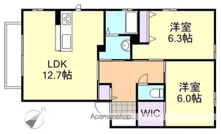 アネシス・アイ A棟【1階】の間取り