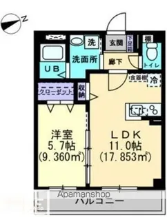 SIRIUS GARDEN【2階】の間取り