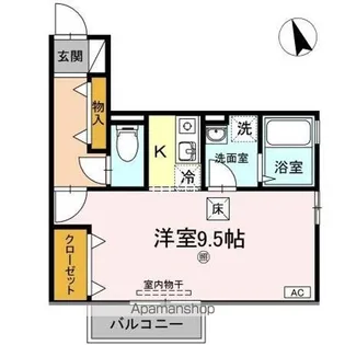 エクレール【1階】の間取り