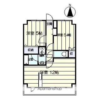 ファインビル【202号室】の間取り