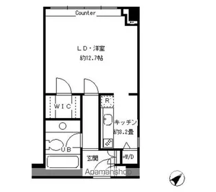 KDXレジデンス南青山【2階】の間取り