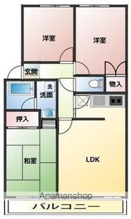 リベルテ東山【1階】の間取り